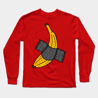 dukt taped wall banana. banana art. Long Sleeve T-Shirt